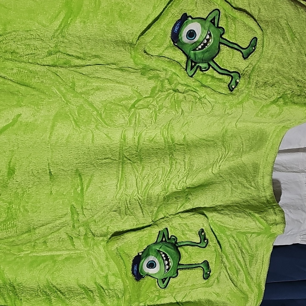 New In Bag Mike From Monsters Inc Oversized Onesize Hoodie - Picture 2 of 6